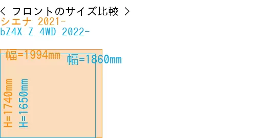 #シエナ 2021- + bZ4X Z 4WD 2022-